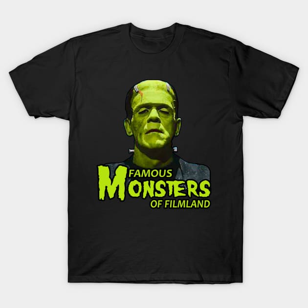 Famous Monsters The Creature T-Shirt by Niko Neon